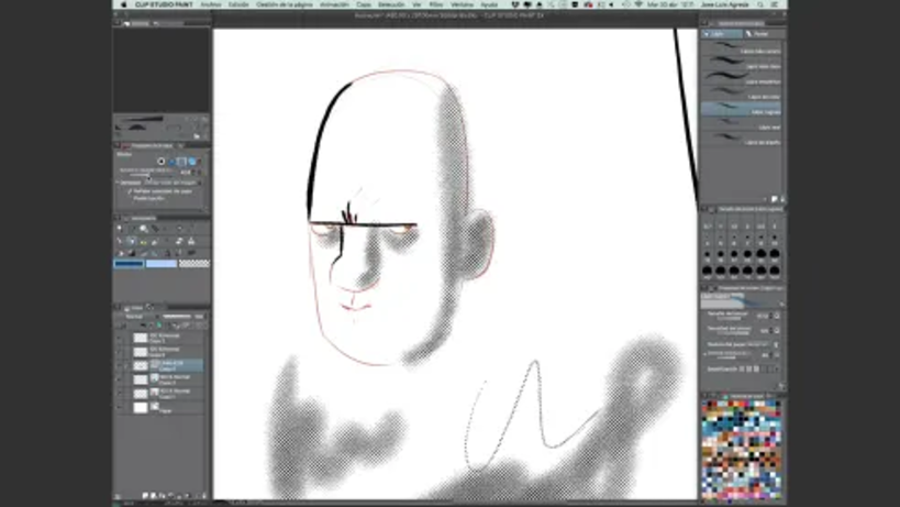 Clip Studio Paint allows us to draw with raster in a quick and easy way