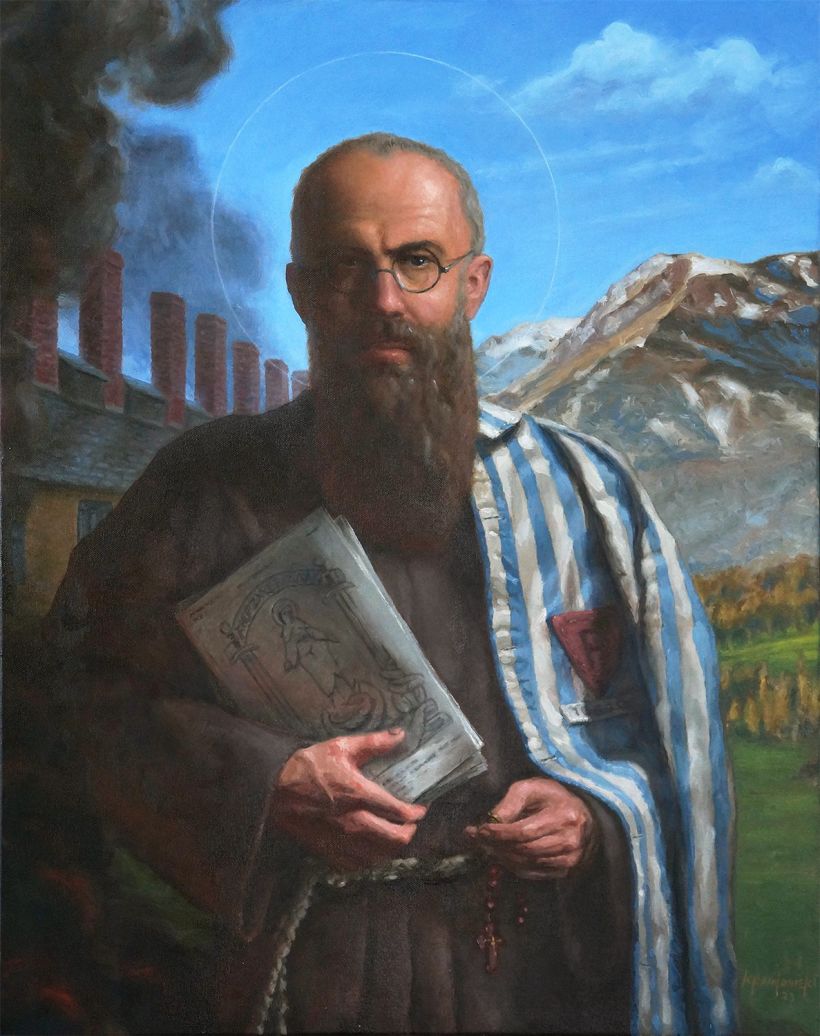 St. Maximilian Kolbe Portrait 7