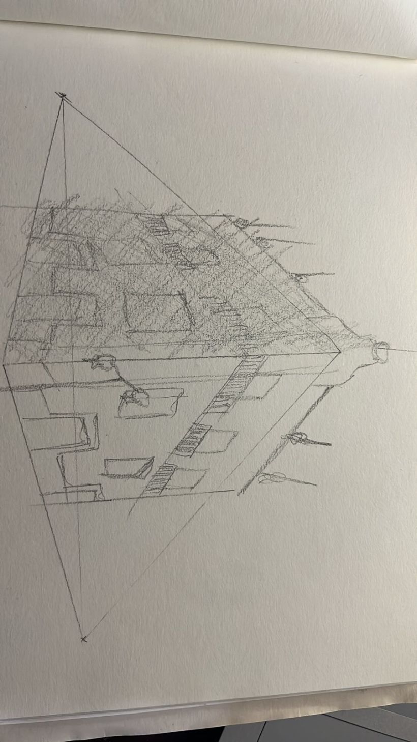 Mi proyecto del curso: Dibujo arquitectónico con acuarela y tinta 1