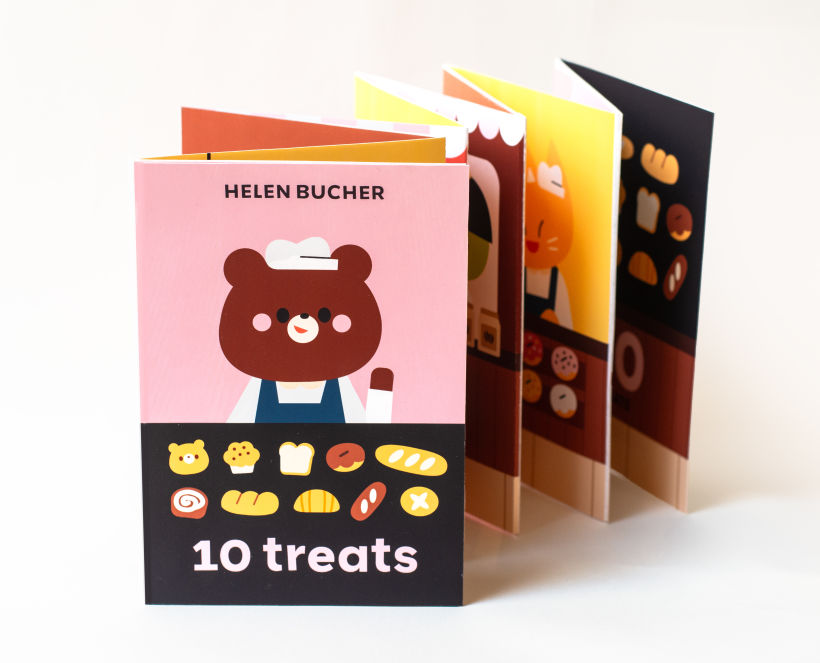 10 treats - My project for course: Vintage Illustration for Engaging Children’s Books 9