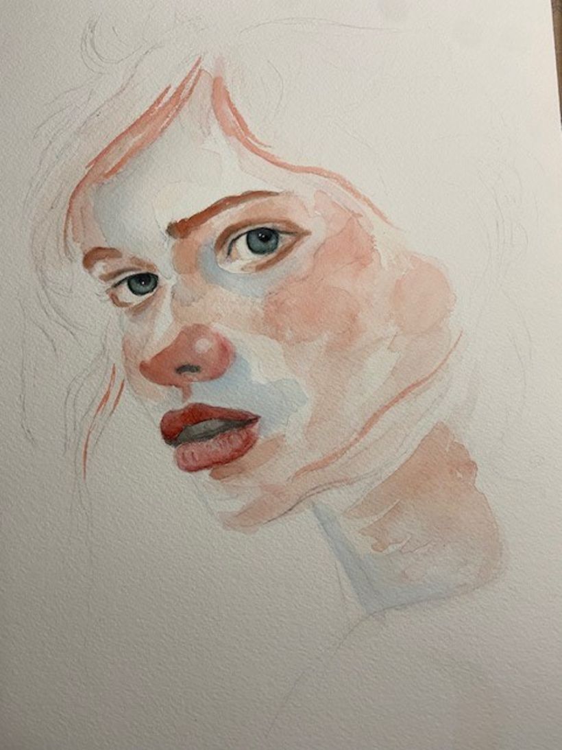My project for course: Watercolor Portrait from a Photo 4