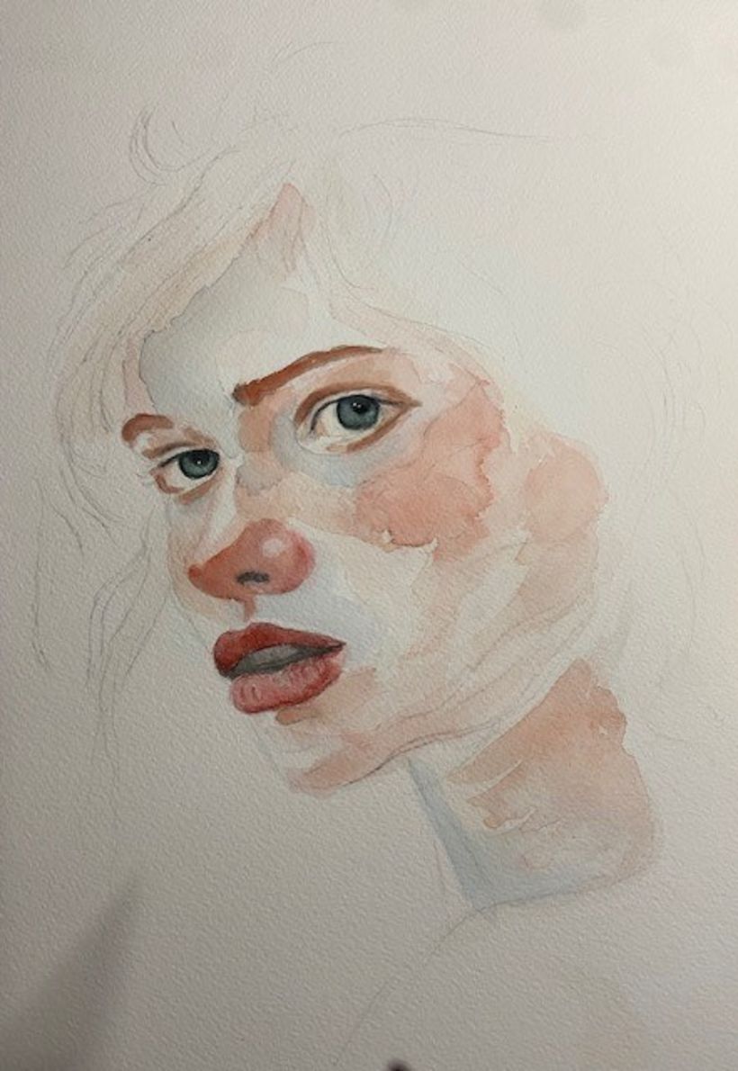 My project for course: Watercolor Portrait from a Photo 3