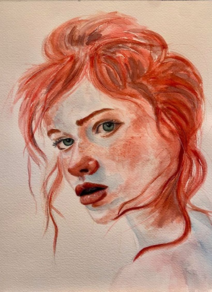 My project for course: Watercolor Portrait from a Photo 5