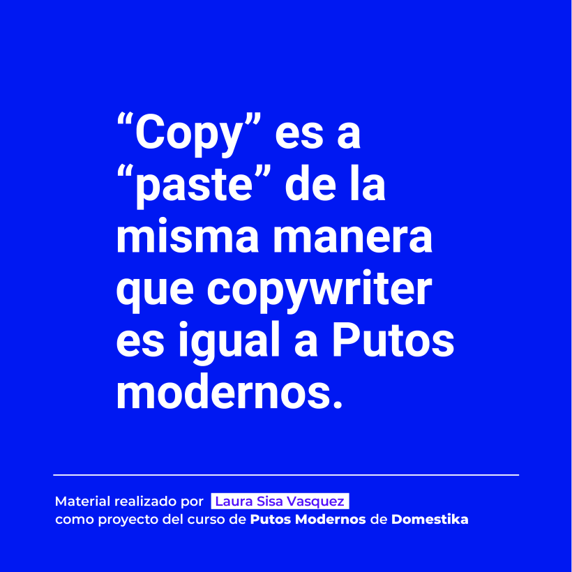 Mi proyecto del curso: Copywriting para copywriters 7