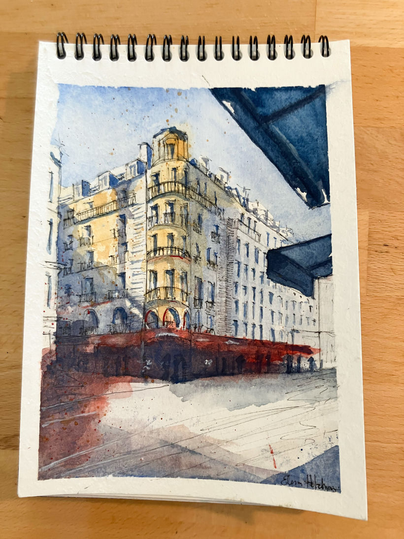 My project for course: Architectural Sketching with Watercolor and Ink 2