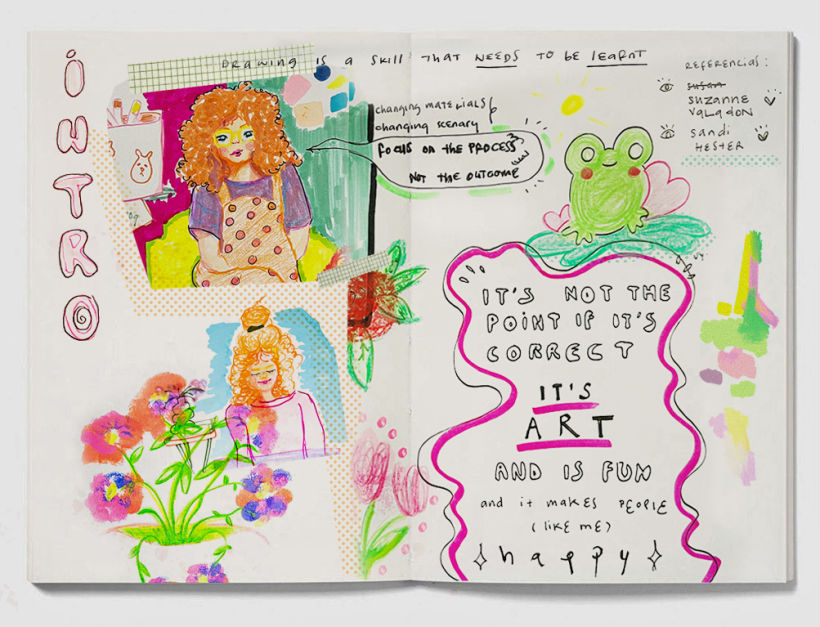 ✿ Mi proyecto del curso: Ejercicios en cuaderno para crecer como artista ✿ 2
