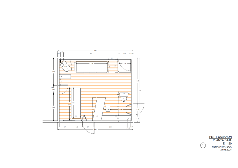 Mi proyecto del curso: Introducción al dibujo arquitectónico en AutoCAD 7