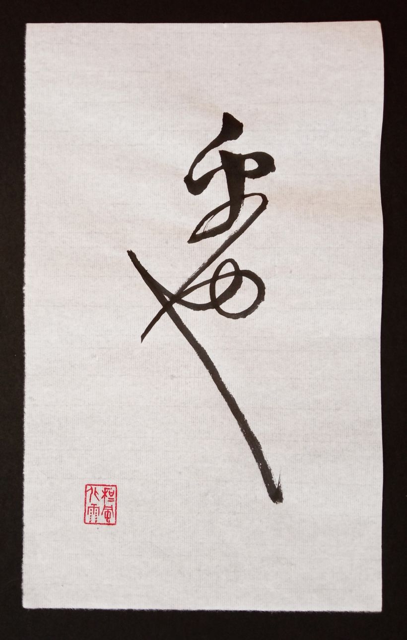 Fragmento de Zhao Ji, Mil caracteres clásicos, 30x20cm 1