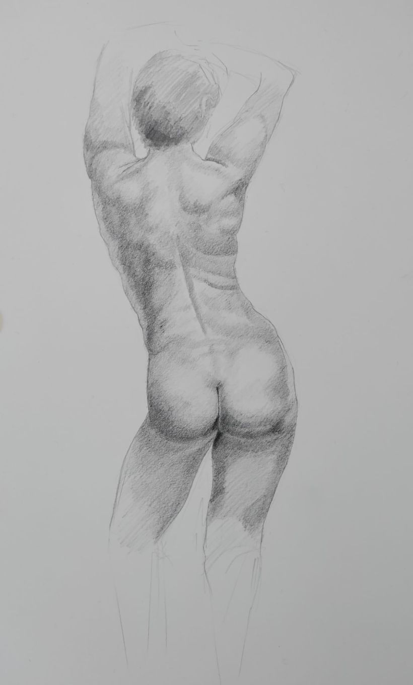 Dynamic figure drawing from the demonstration shown in this course