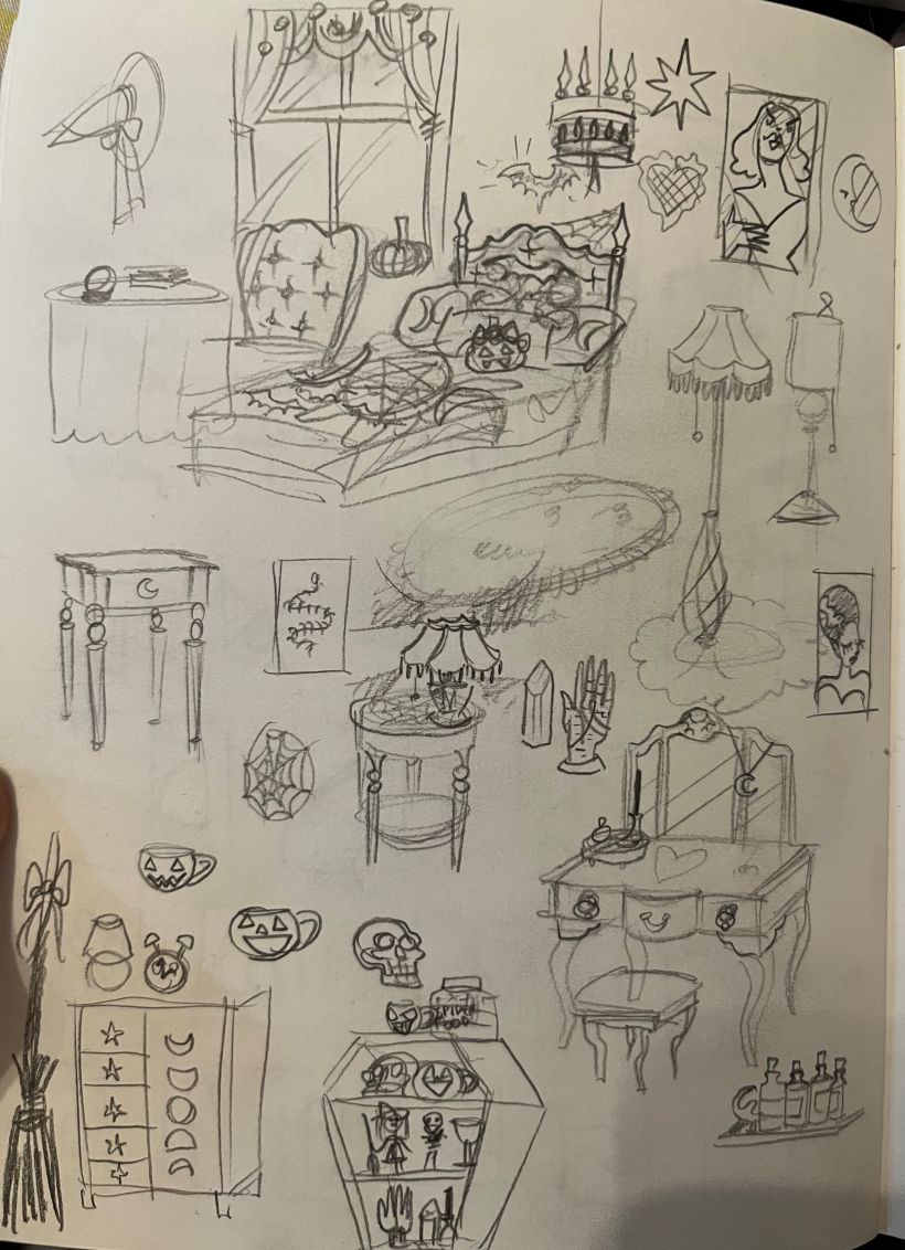 "Random" sketch sheet