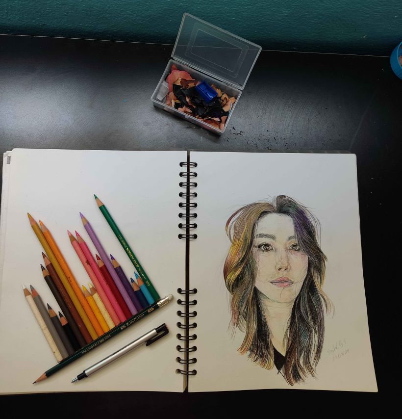 Mi proyecto del curso: Sketchbook de retrato: explora el rostro humano 8