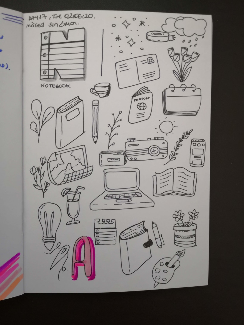 Mi Proyecto del curso: Cuadernos de dibujo: encuentra un lenguaje propio |  Domestika