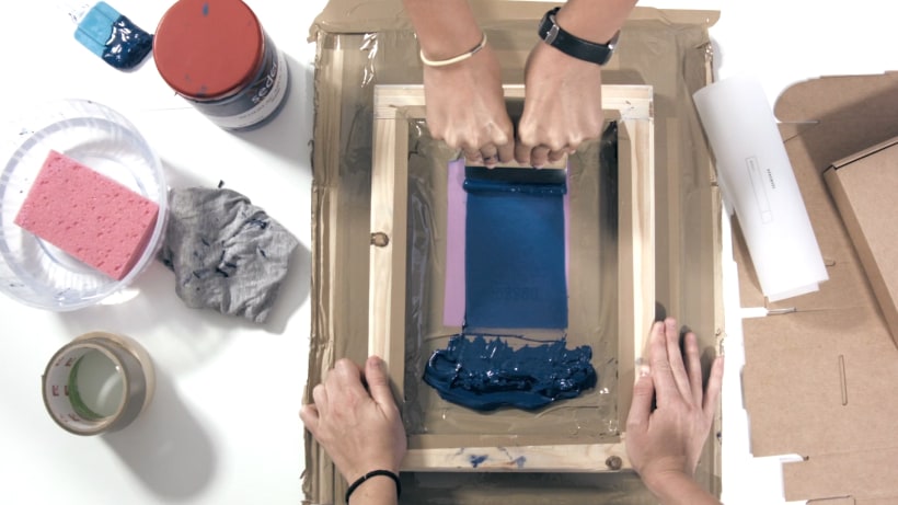 de ultramar Concesión Intervenir Tutorial Serigrafía: cómo hacer un packaging handmade | Domestika