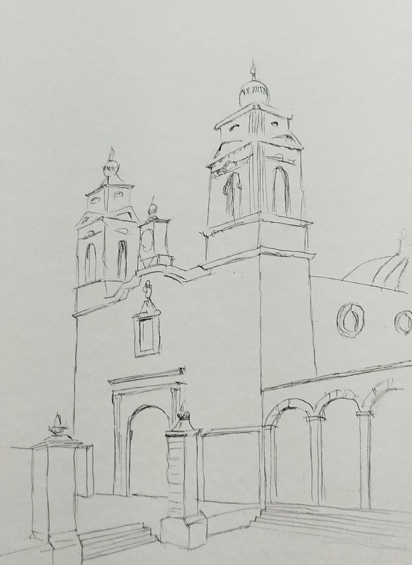 Dibujar el Templo de Guadalupe de mi ciudad | Domestika