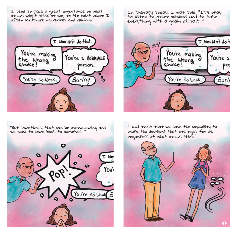 My project in Introduction to Autobiographical Comics course | Domestika