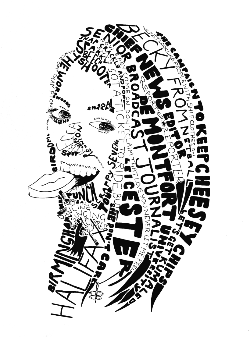 My Project In Hand Drawn Typographic Portrait Course Domestika