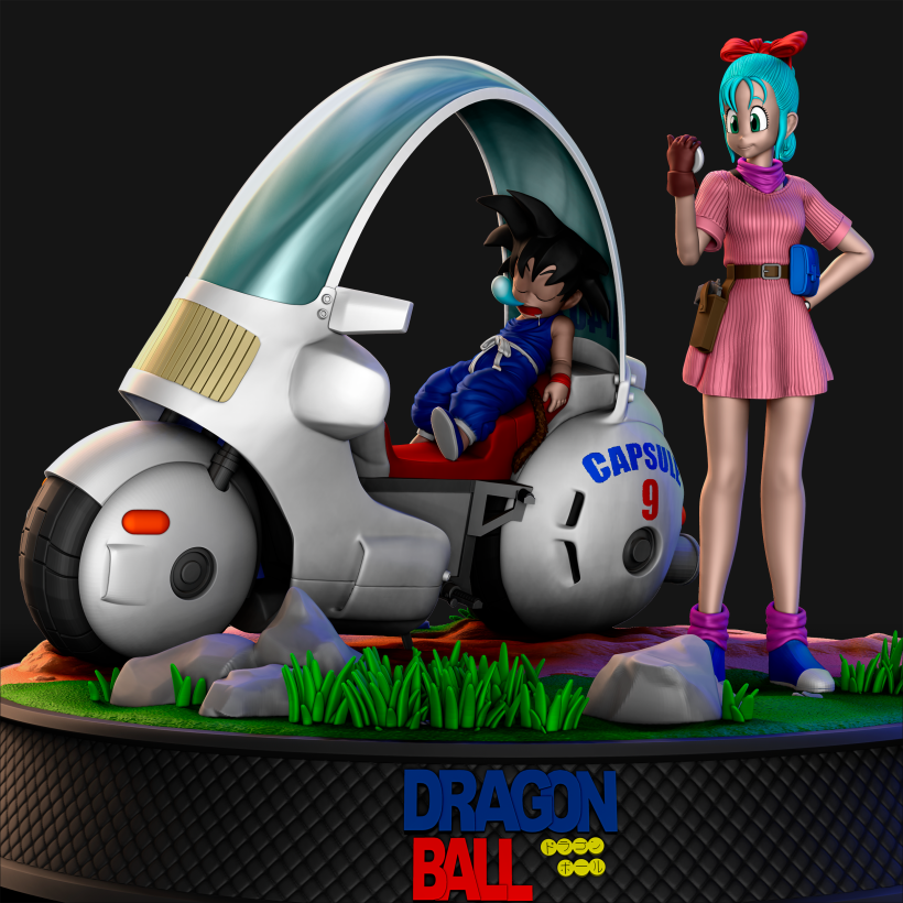 Bulma Goku - Dragonball | Domestika
