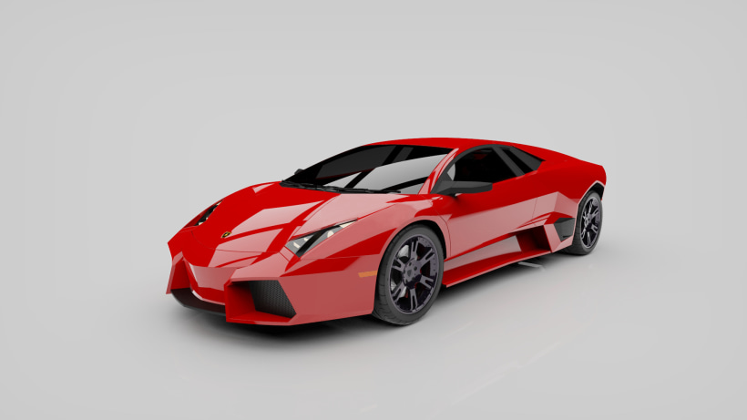 3D/ Modelado Digital - Lamborghini Reventón | Domestika