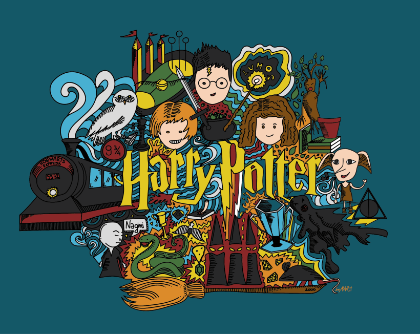 Harry Potter doodle | Domestika