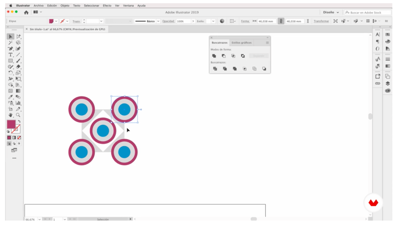 Café Mente camión Funciones básicas para usar la herramienta Buscatrazos en Illustrator |  Domestika