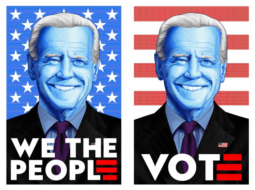 Joe Biden Poster Domestika