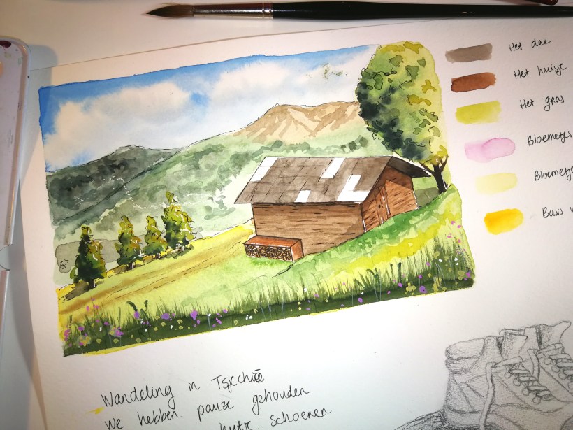 watercolor travel journal tips