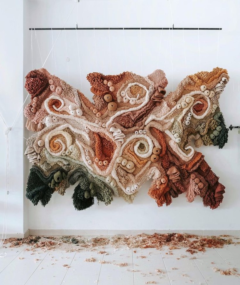 microscopio hoja Preceder Inspírate con estas artistas de tapicería en telar y despierta tu  creatividad | Domestika