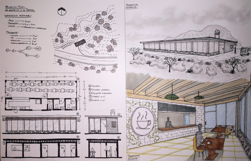 Proyecto: Cafetería Mirador. | Domestika