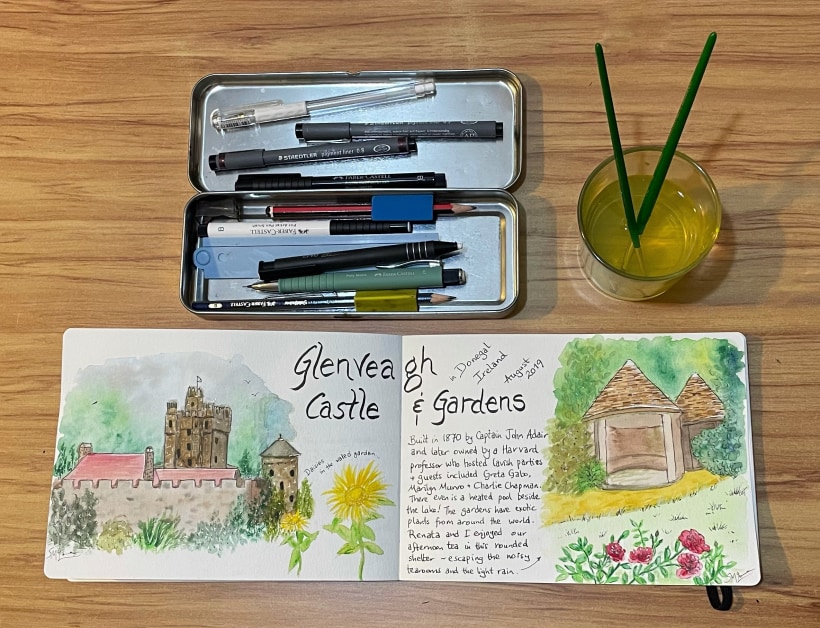 watercolor travel journal