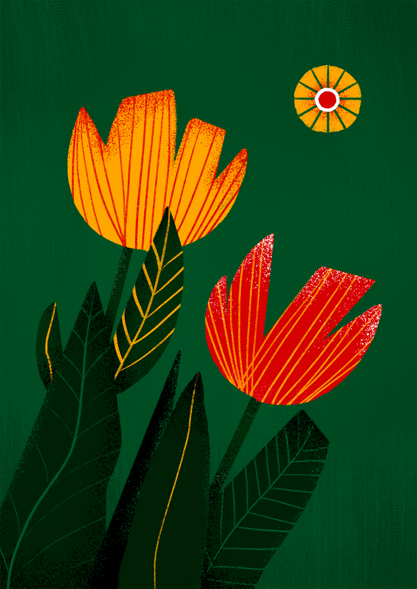 Flores ilustradas | Domestika