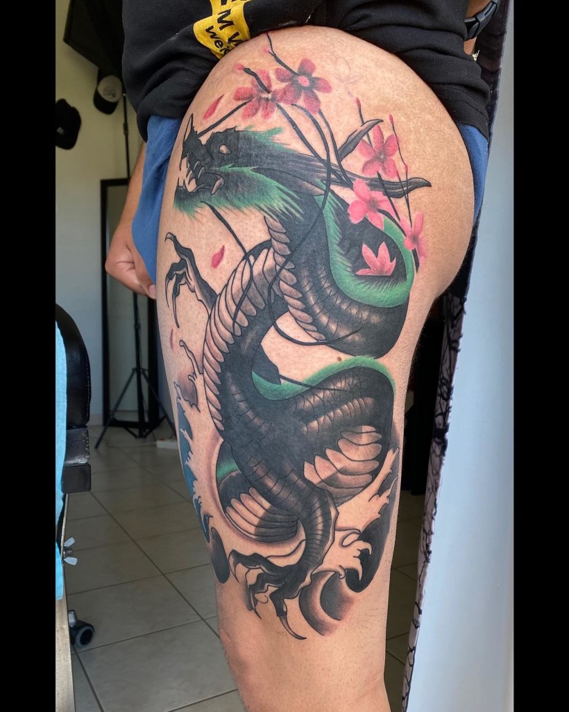 12 Colored Dragon Tattoo Ideas To Inspire You  alexie