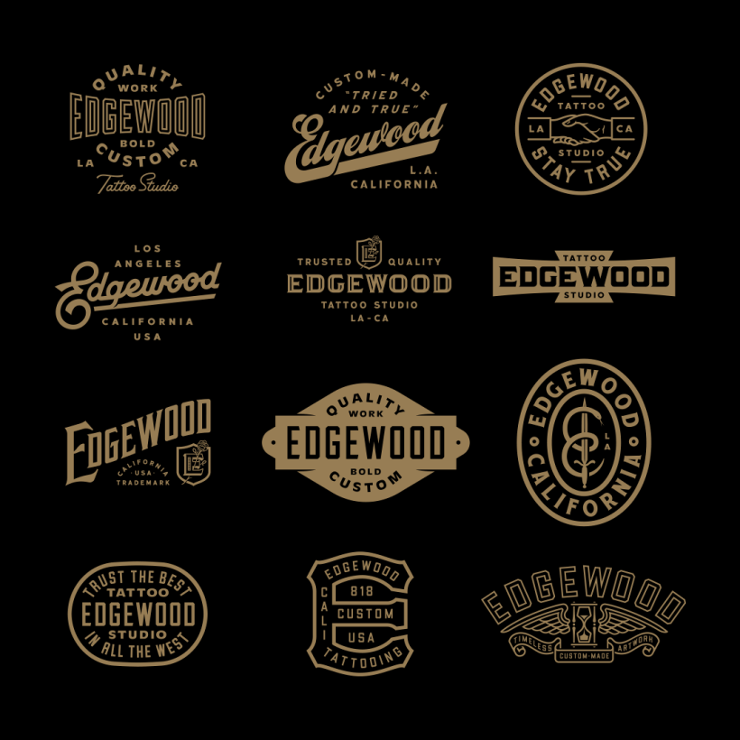 Edgewood Tattoo Logos | Domestika