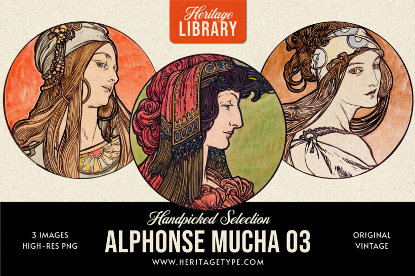 “Alphonse Mucha 03”, de Heritage Library.