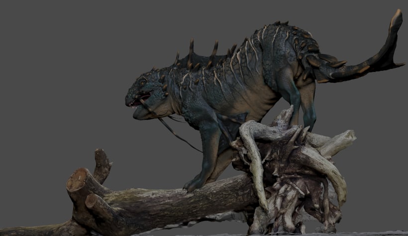 domestika - 3d creature design with zbrush and photoshop
