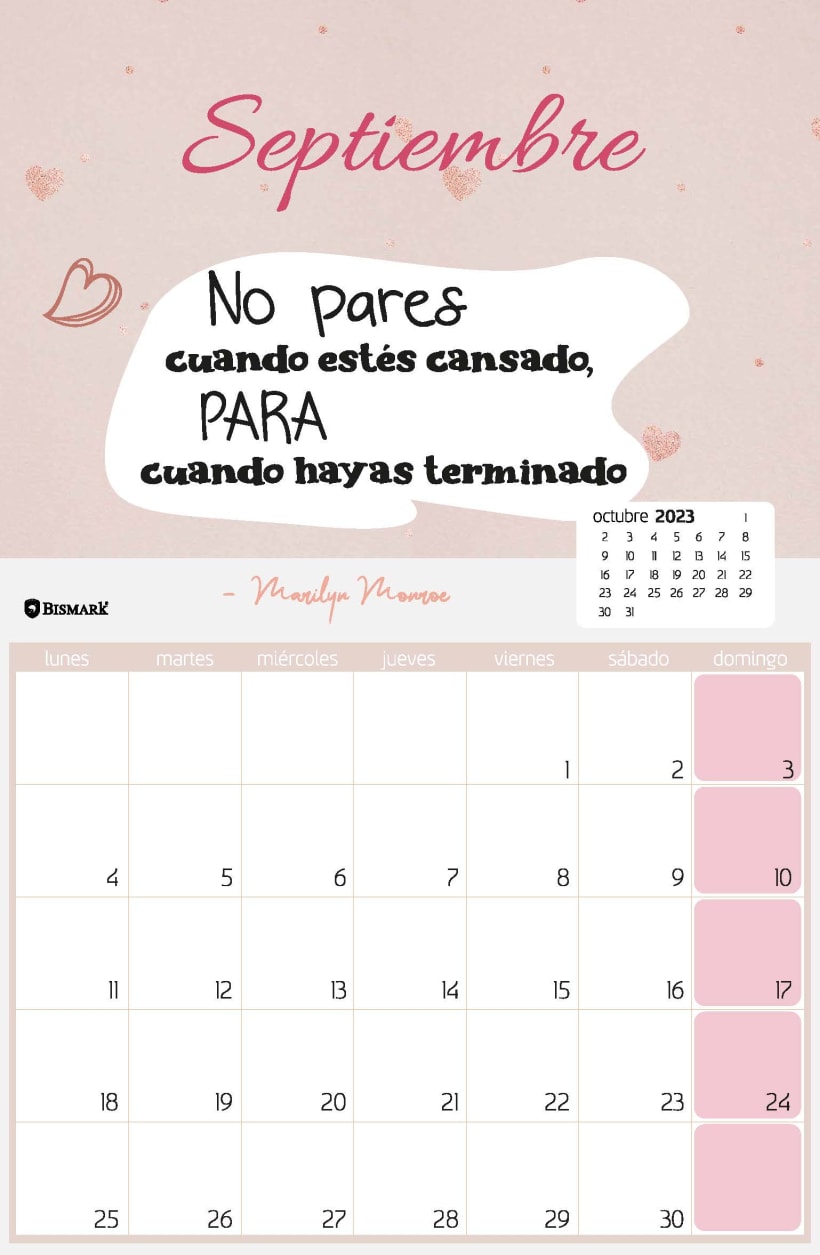 Calendario 2023 Para Imprimir Bonitos Recuerdos Frase 1851