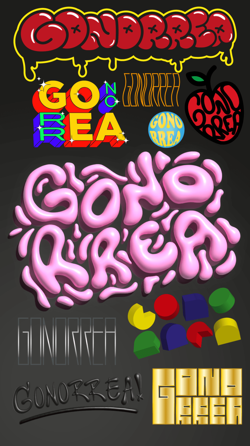 Gonorrea Lettering And Type Art Domestika 3714