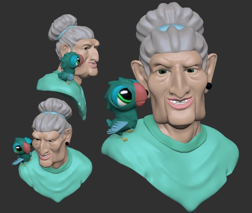 Mi Proyecto Del Curso Modelado De Personajes En 3d Domestika 4413