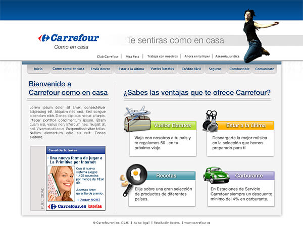 Propuesta gráfica Carrefour 1
