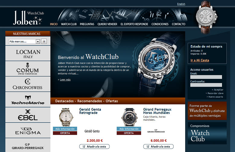 WatchClub tienda online accesible 1