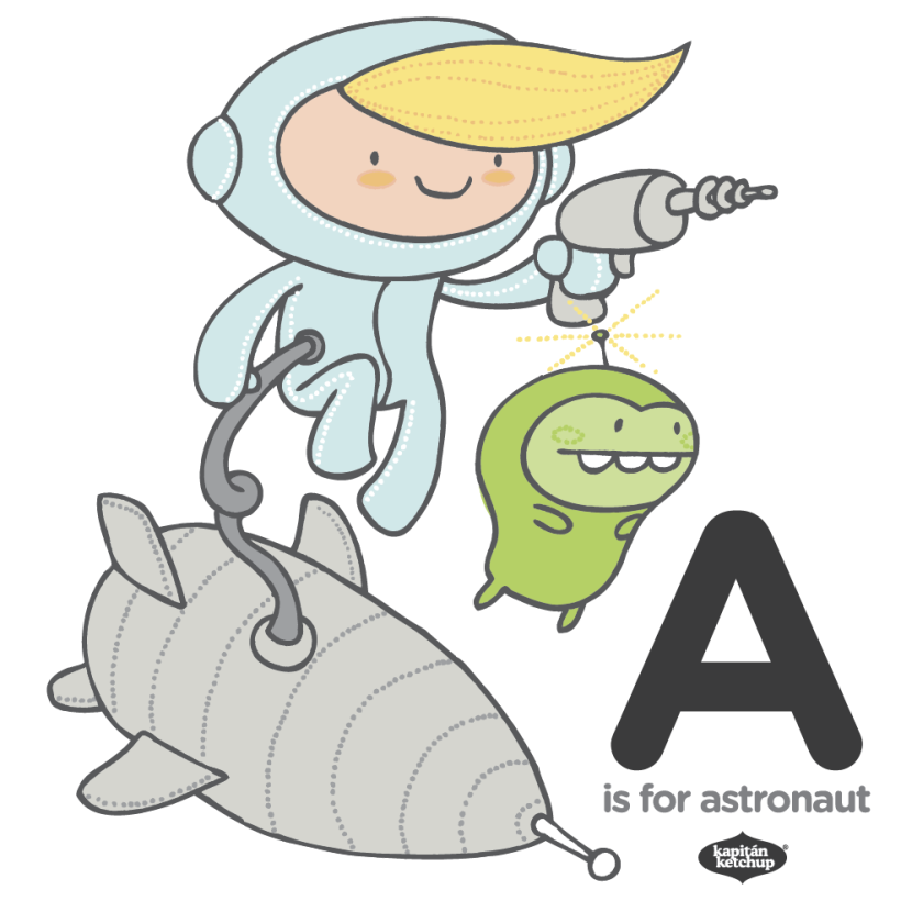 a is for astronaut 1