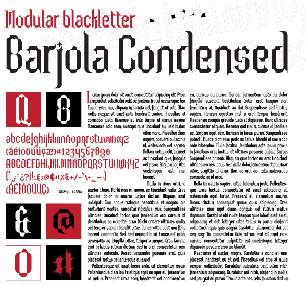 Barjola font 1