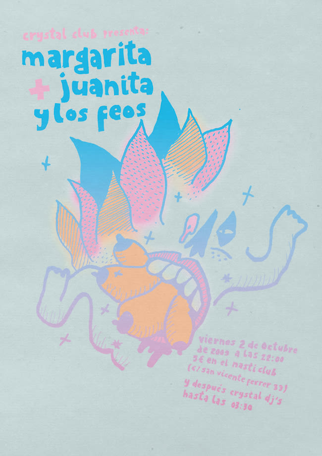 Cartel Margarita + Juanita y los Feos 1