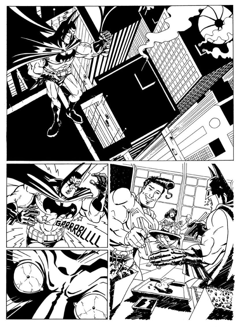 Parodia de Batman pagina 1-2 1