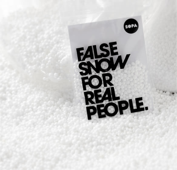 False snow for real people 1