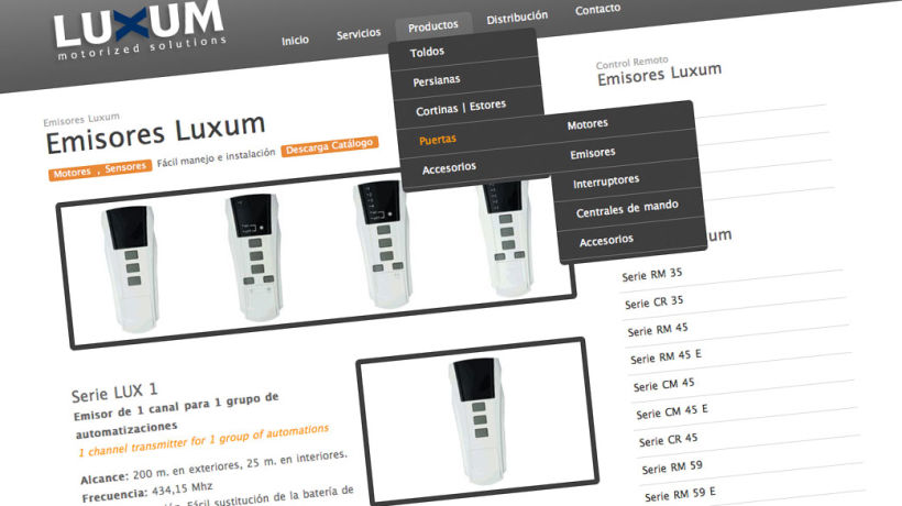 Web Luxum.es 1