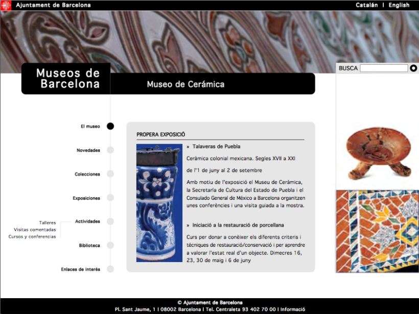 Web museos de Barcelona 2
