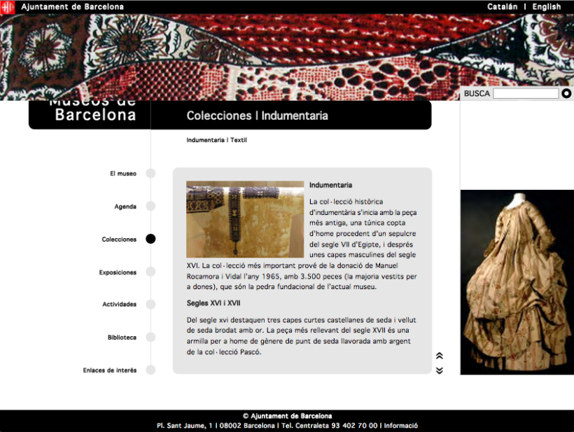 Web museos de Barcelona 1