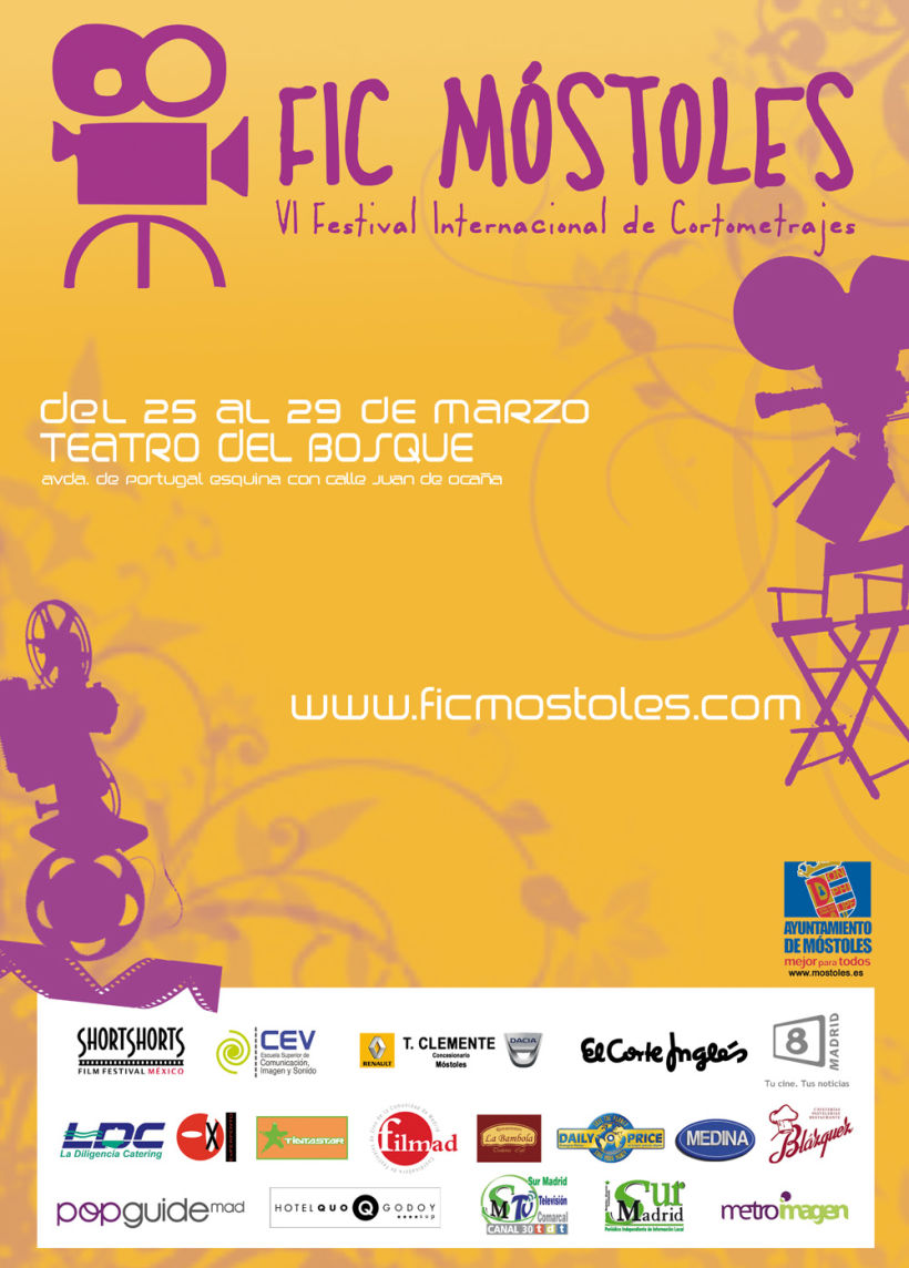 Concepto gráfico - Festival Internacional de Cortometrajes de Móstoles 09 2