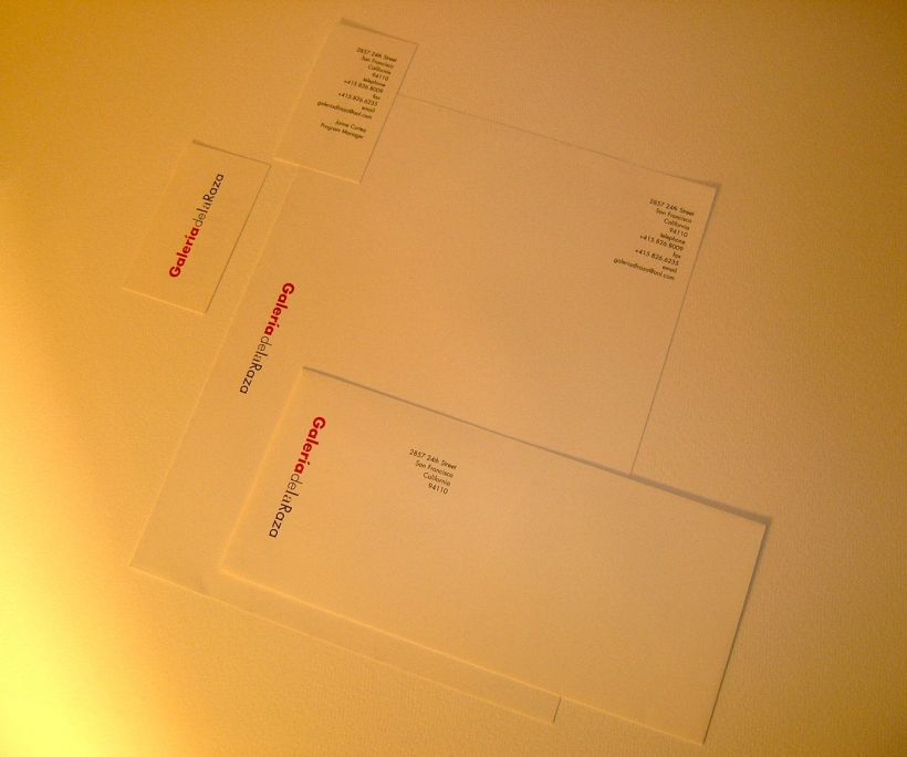 Stationery for a Gallery 2