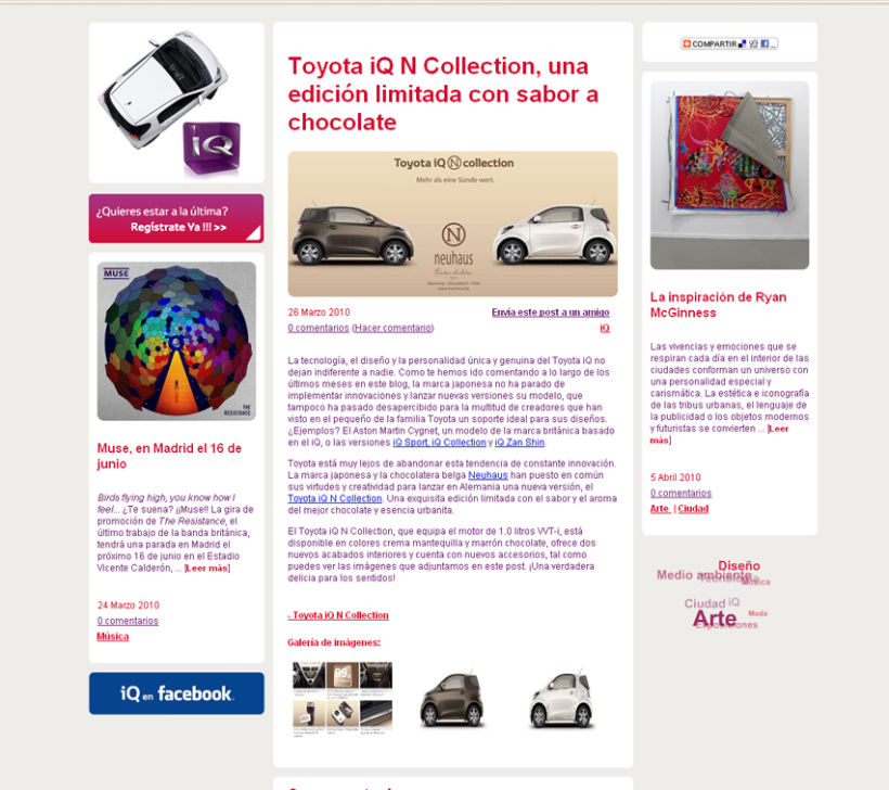 Blog Toyota iQ 3